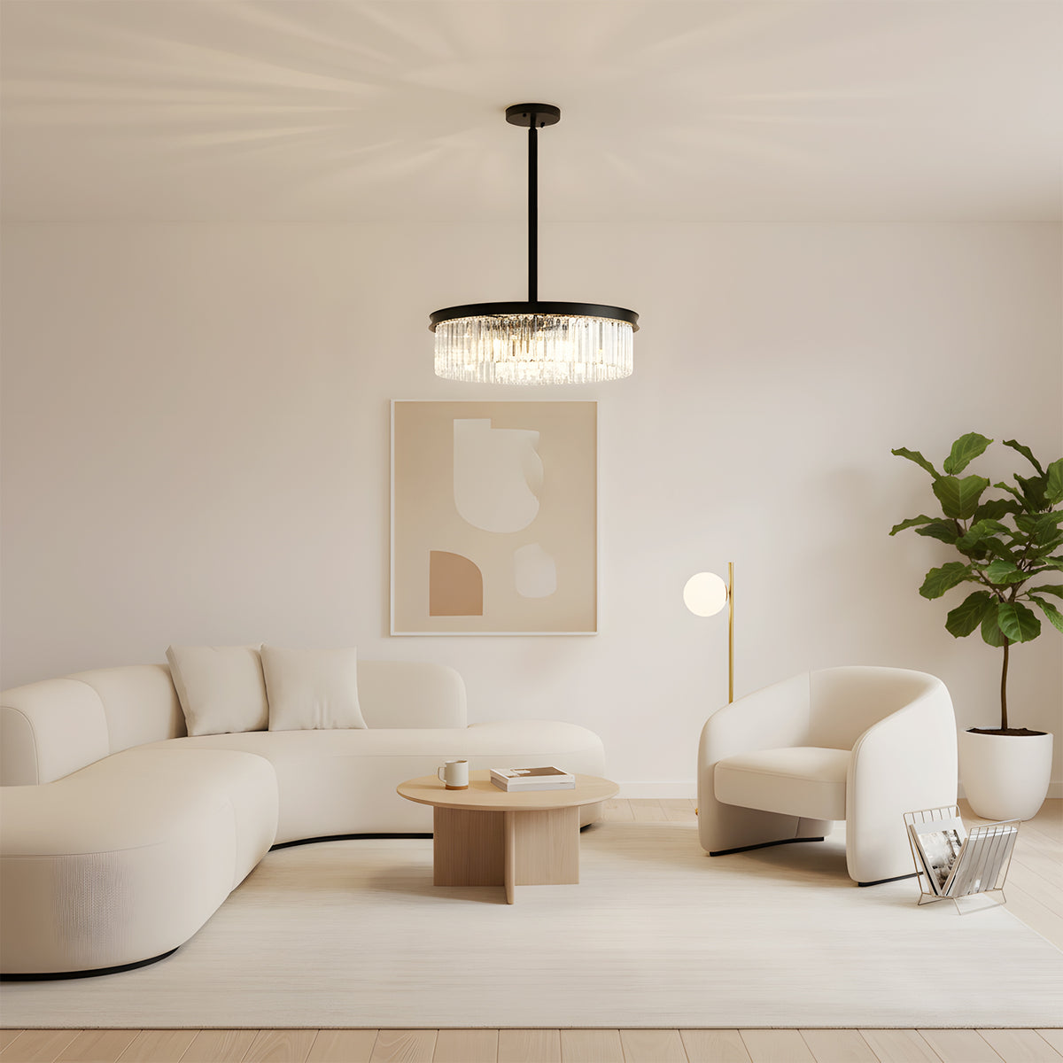 6-Light E14 Modern Pendant Light