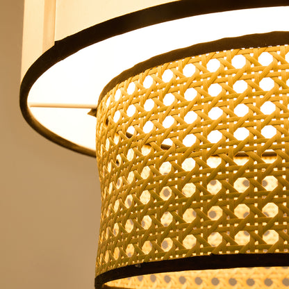 Artisanal Rattan Pendant Light