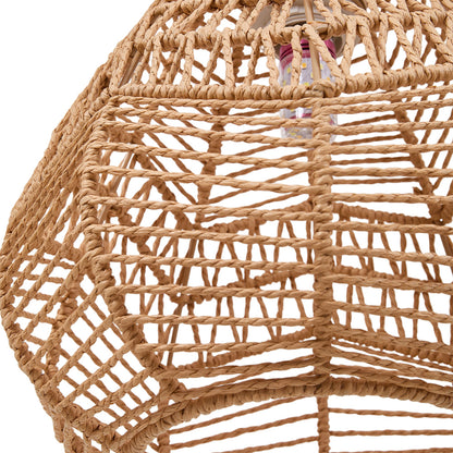 E27 Rattan-woven Ceiling Pendant Light