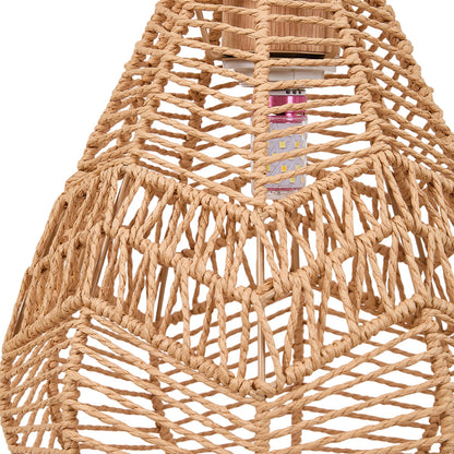 E27 Rattan-woven Ceiling Pendant Light