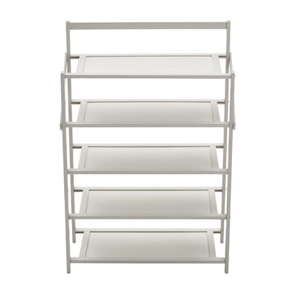 5/6-Tier Foldable Bamboo Shoe Rack