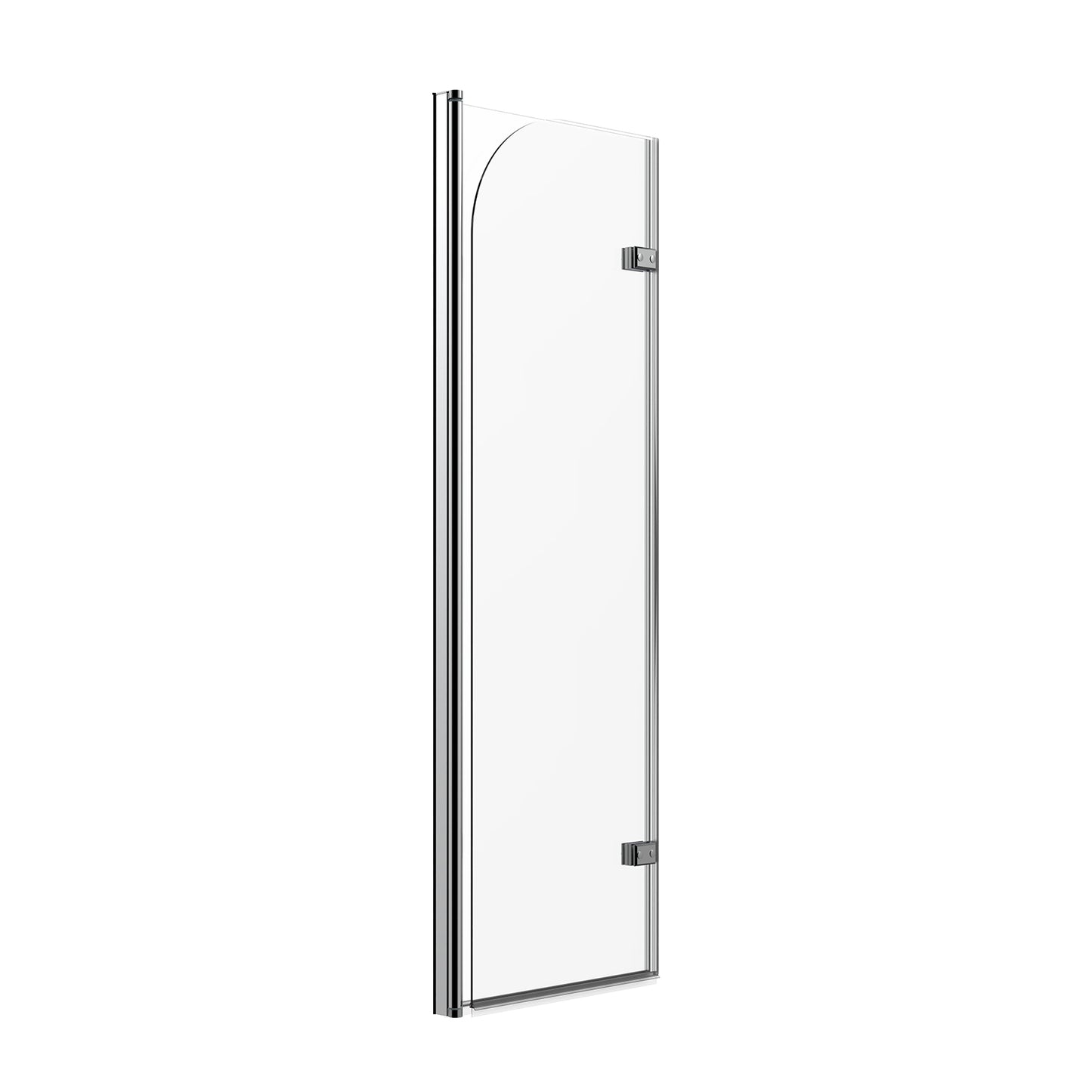 180 Degree Rotation 2-Section Hinged Over Bath Shower Screen