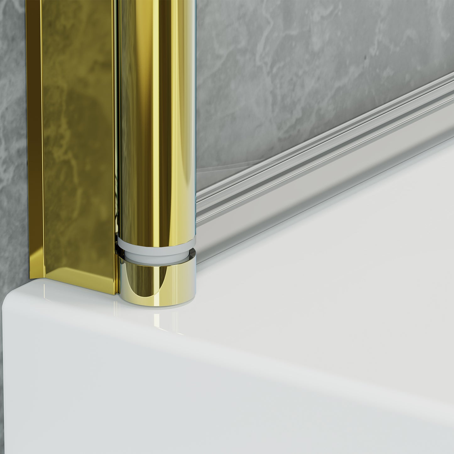 180 Degree Rotation Over Bath Shower Screen