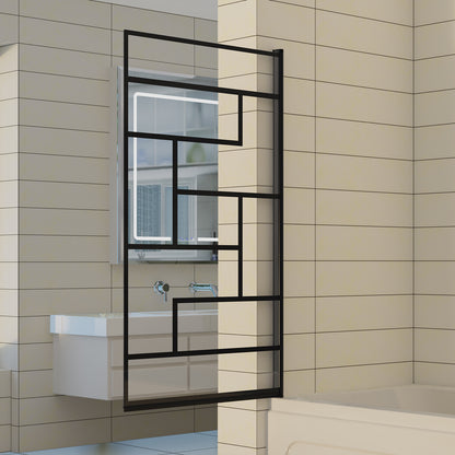 180 Degree Rotation Over Bath Shower Screen