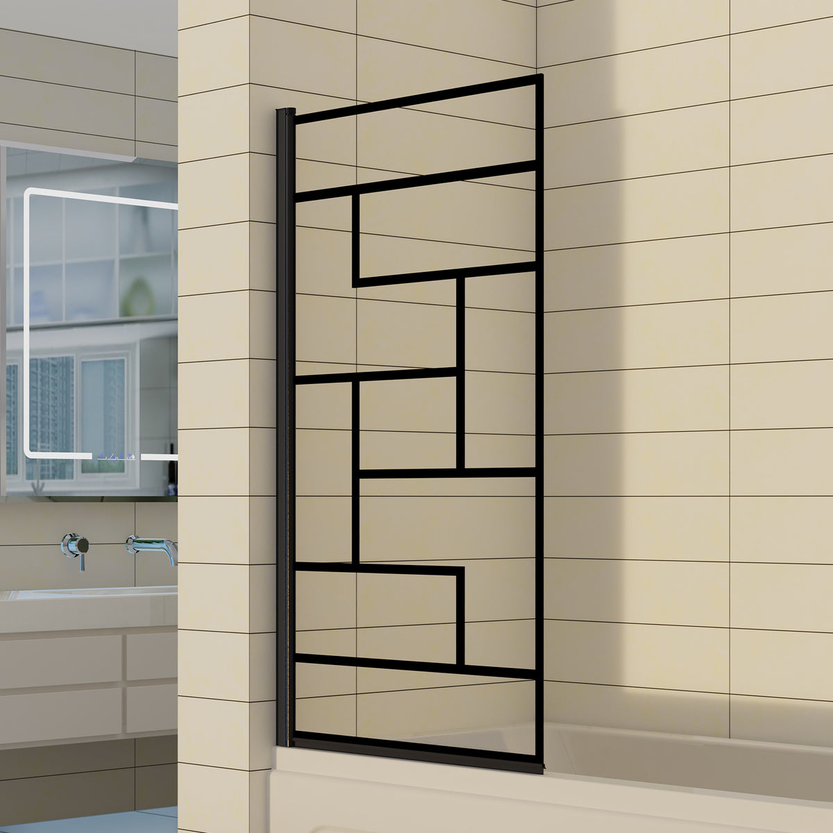 180 Degree Rotation Over Bath Shower Screen