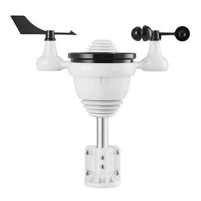 Wifi Colour Digital Weather Station with 7-in-1 Solar-Powered Outdoor Sensor