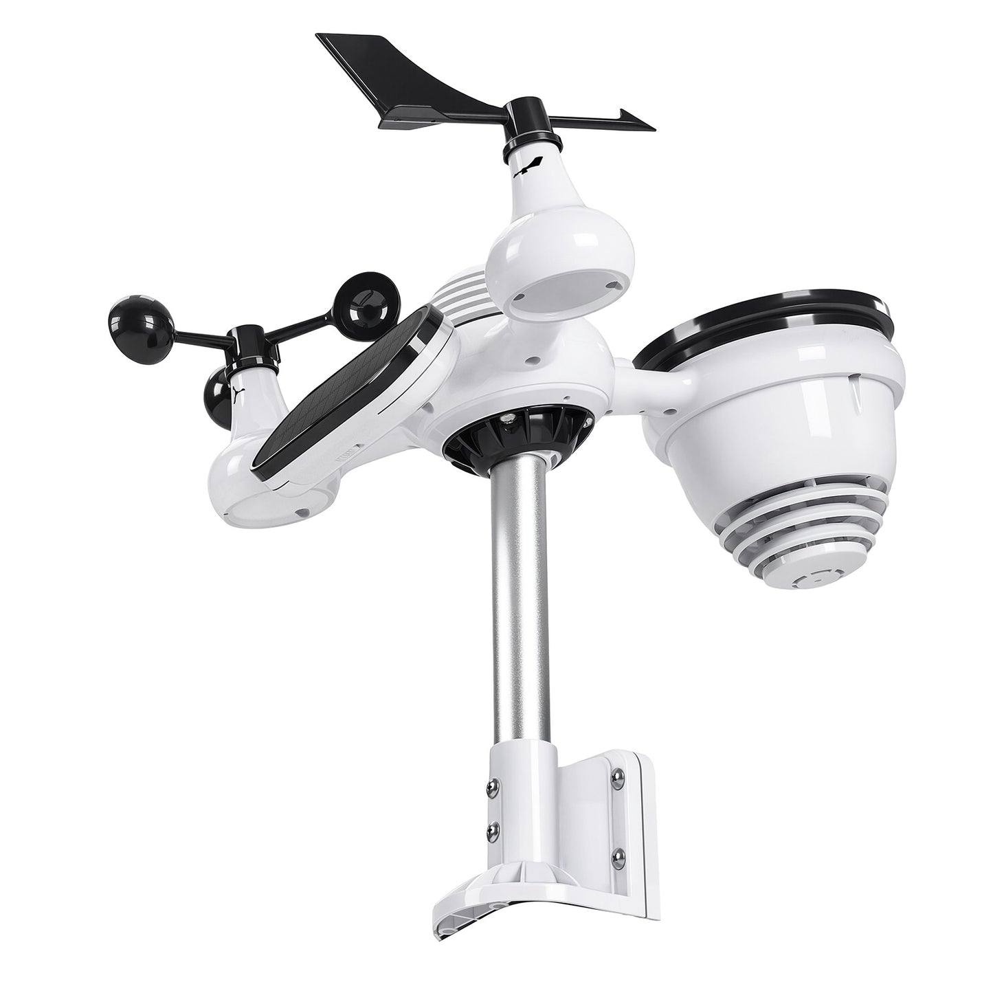Wifi Colour Digital Weather Station with 7-in-1 Solar-Powered Outdoor Sensor