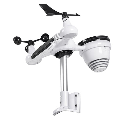 Wifi Colour Digital Weather Station with 7-in-1 Solar-Powered Outdoor Sensor