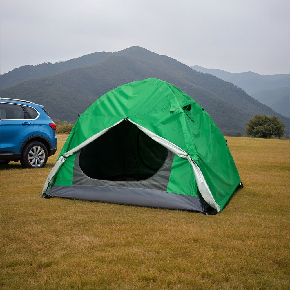 Portable Camping Tent with Detachable Top Cover