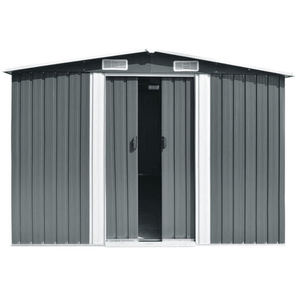 10 x 12 ft Metal Garden Storage Shed with Apex Roof