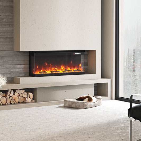 40inch Recessed and Freestanding Electric Fireplace