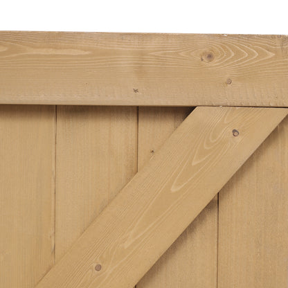 183CM H Lightweight Pine Wood Garden Gate
