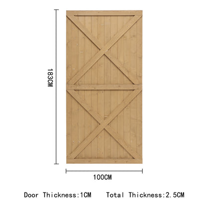 183CM H Lightweight Pine Wood Garden Gate