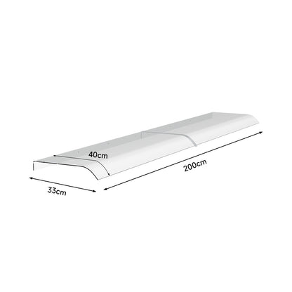 33CM Depth PET Transparent Rain Shelter