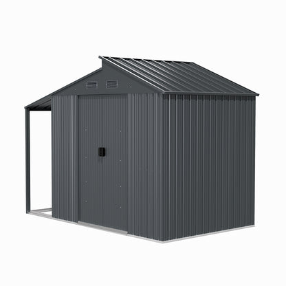 Outdoor Galvanized Steel Storage Shed