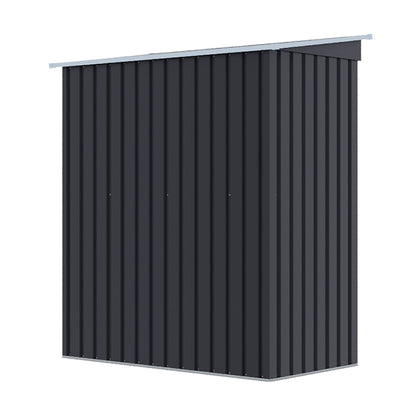 5 x 3 ft Metal Garden Storage Shed with Pent Roof