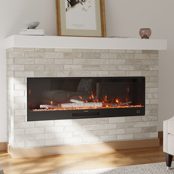 Warmth and Modern Elegance Electric Fireplace