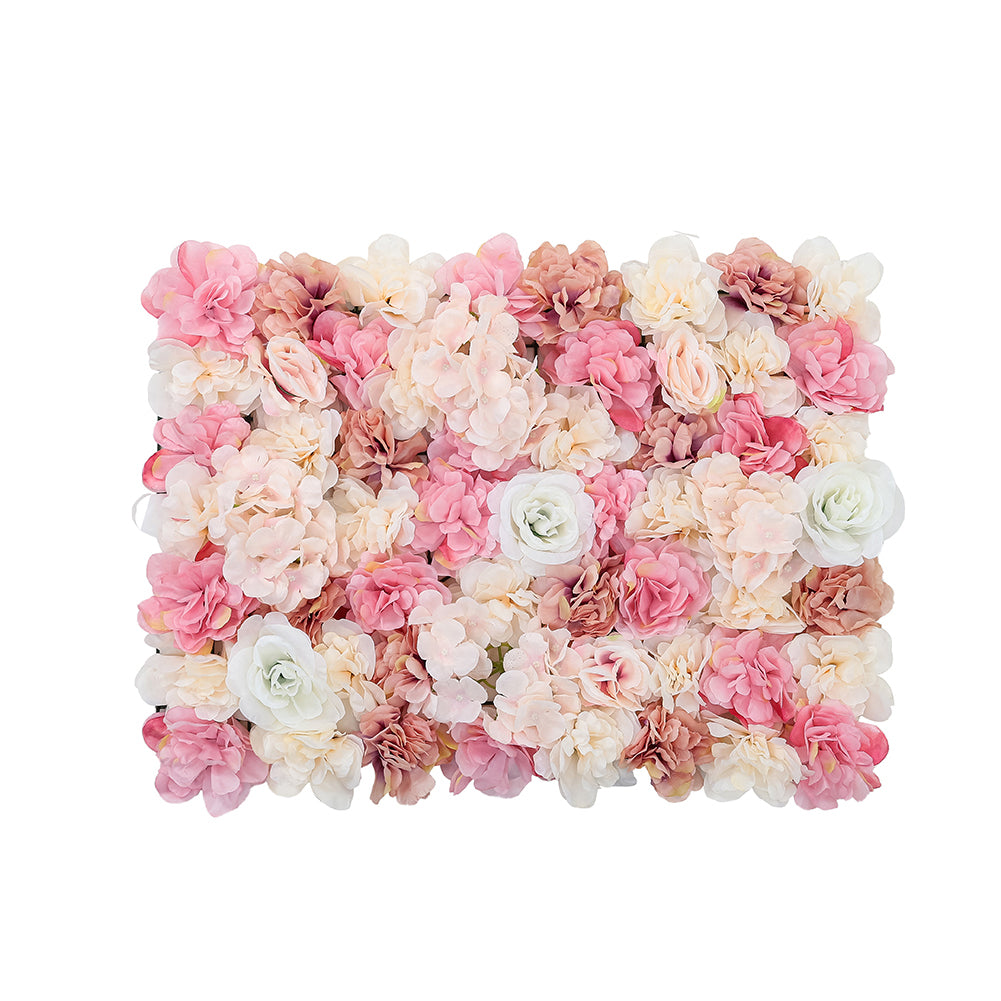 Artificial Rose Flower Backdrop Wall Panel