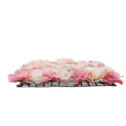 Artificial Rose Flower Backdrop Wall Panel