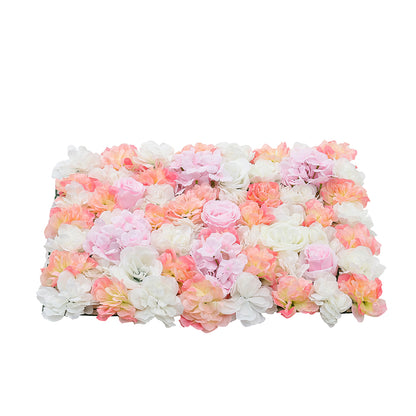 Artificial Multicolor Rose Flower Backdrop Wall Panel