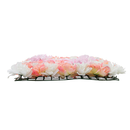 Artificial Multicolor Rose Flower Backdrop Wall Panel