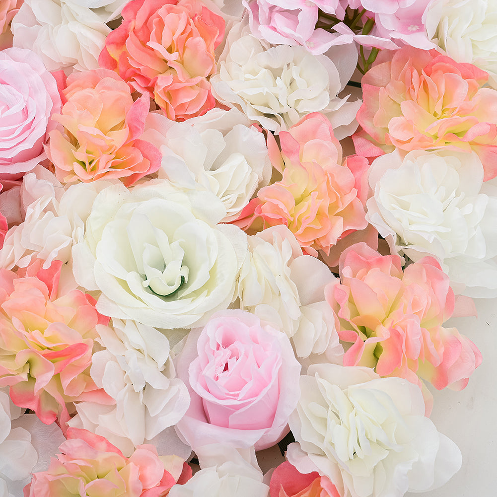 Artificial Multicolor Rose Flower Backdrop Wall Panel