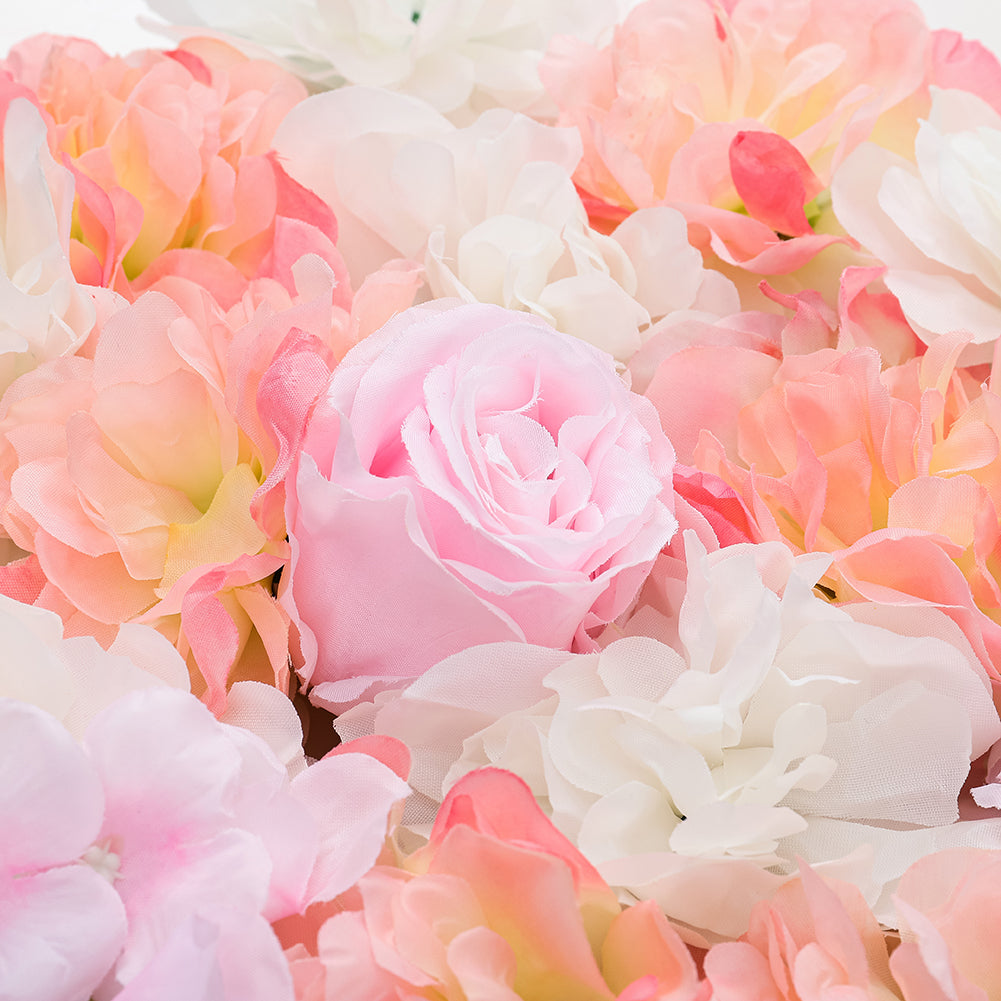 Artificial Multicolor Rose Flower Backdrop Wall Panel