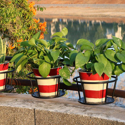 Hanging Railing Plant Pot