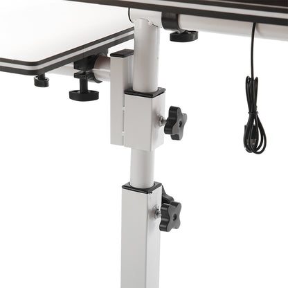 Height Adjustable Mobile Bed Table