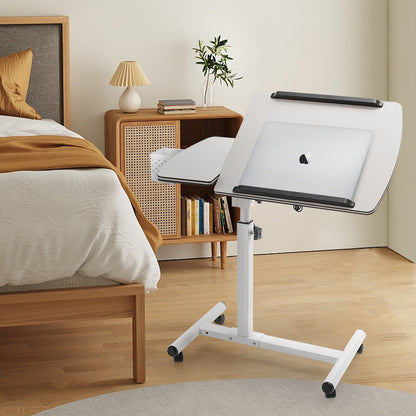 Height Adjustable Mobile Bed Table