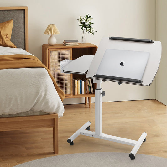 Height Adjustable Mobile Bed Table