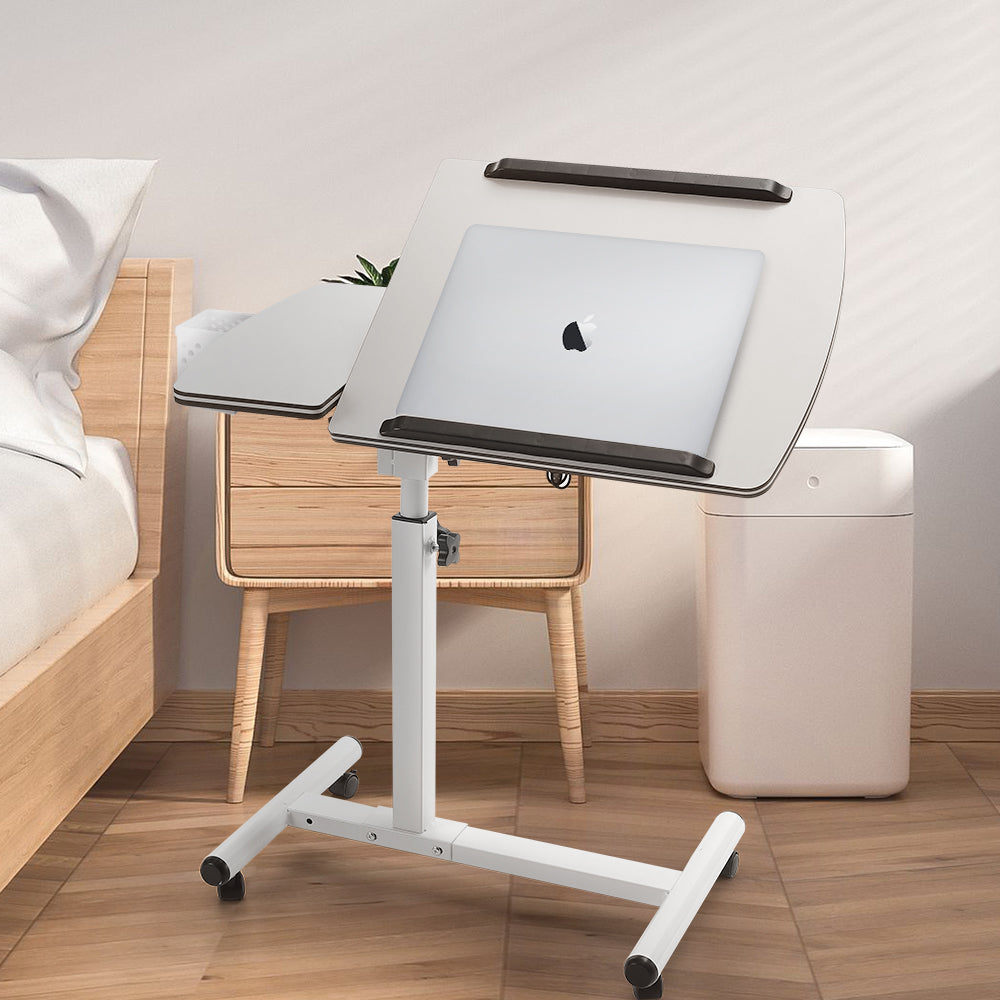 Height Adjustable Mobile Bed Table