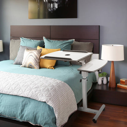 Height Adjustable Mobile Bed Table