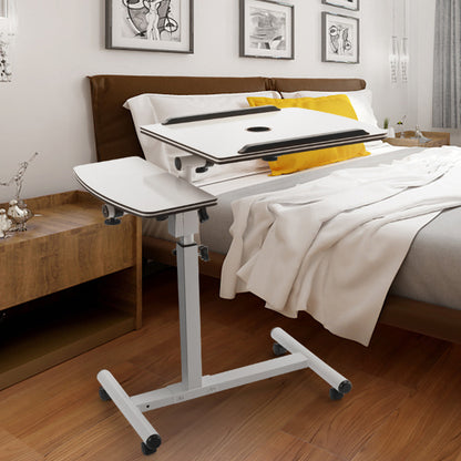 Height Adjustable Mobile Bed Table