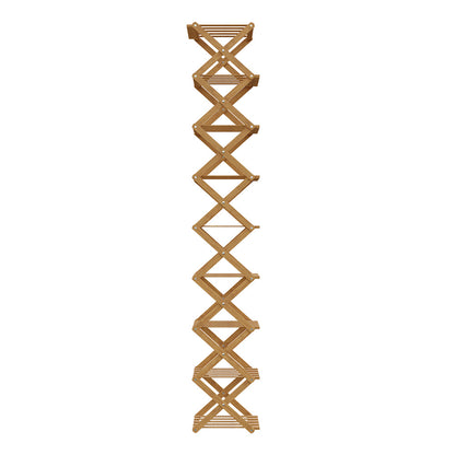 9-Tier Bamboo Folding Shoe Rack