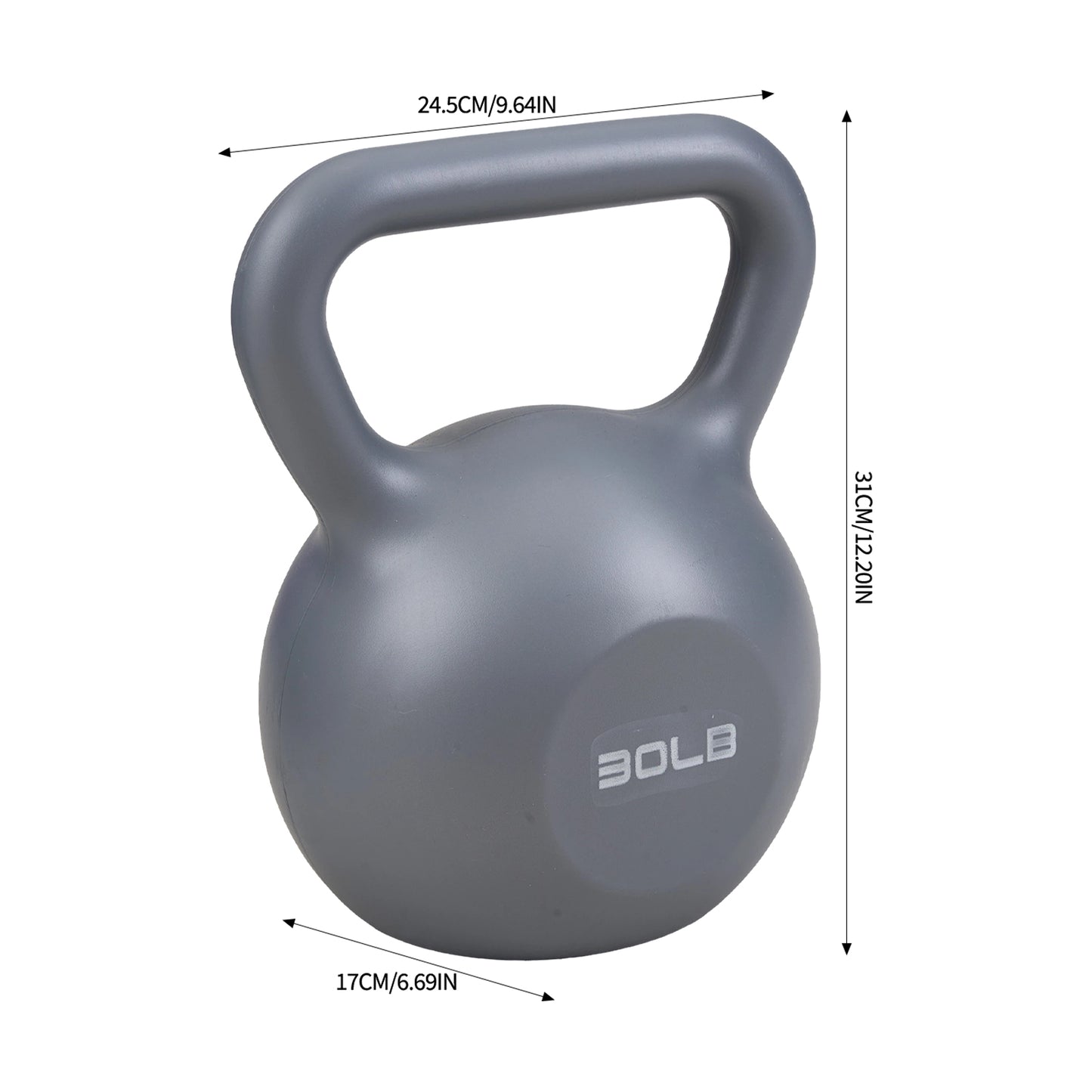 Strength Training Kettlebell with Non-Slip Handle