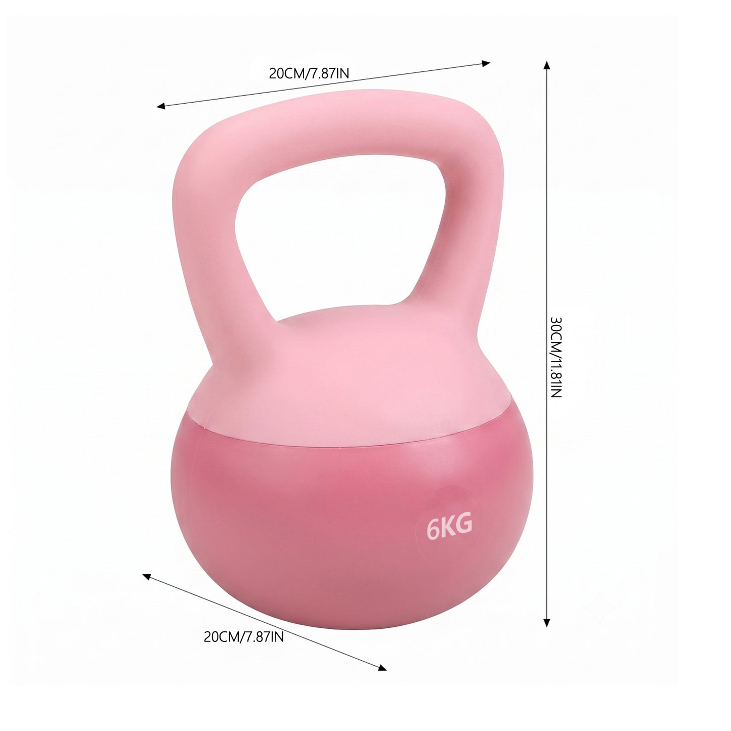 Strength Training Soft Kettlebell with Non-Slip Handle