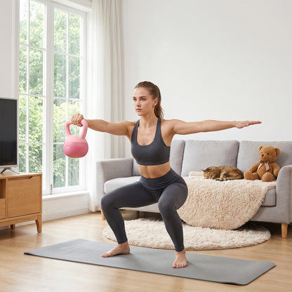 Strength Training Soft Kettlebell with Non-Slip Handle