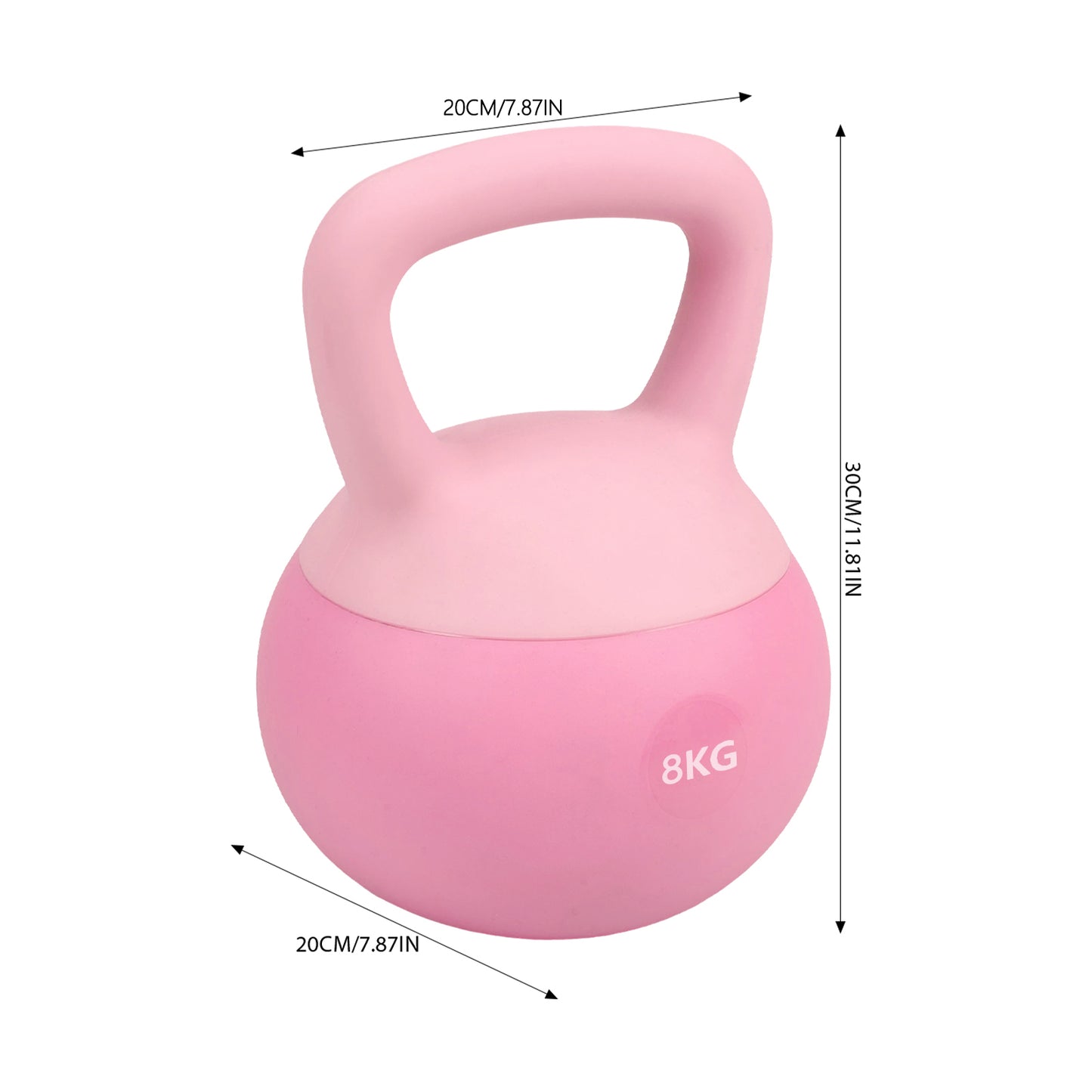 Strength Training Soft Kettlebell with Non-Slip Handle
