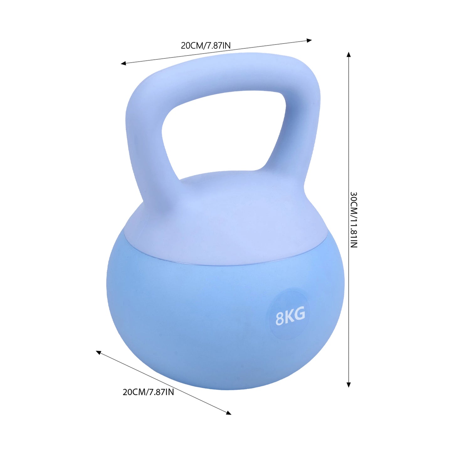 Strength Training Soft Kettlebell with Non-Slip Handle