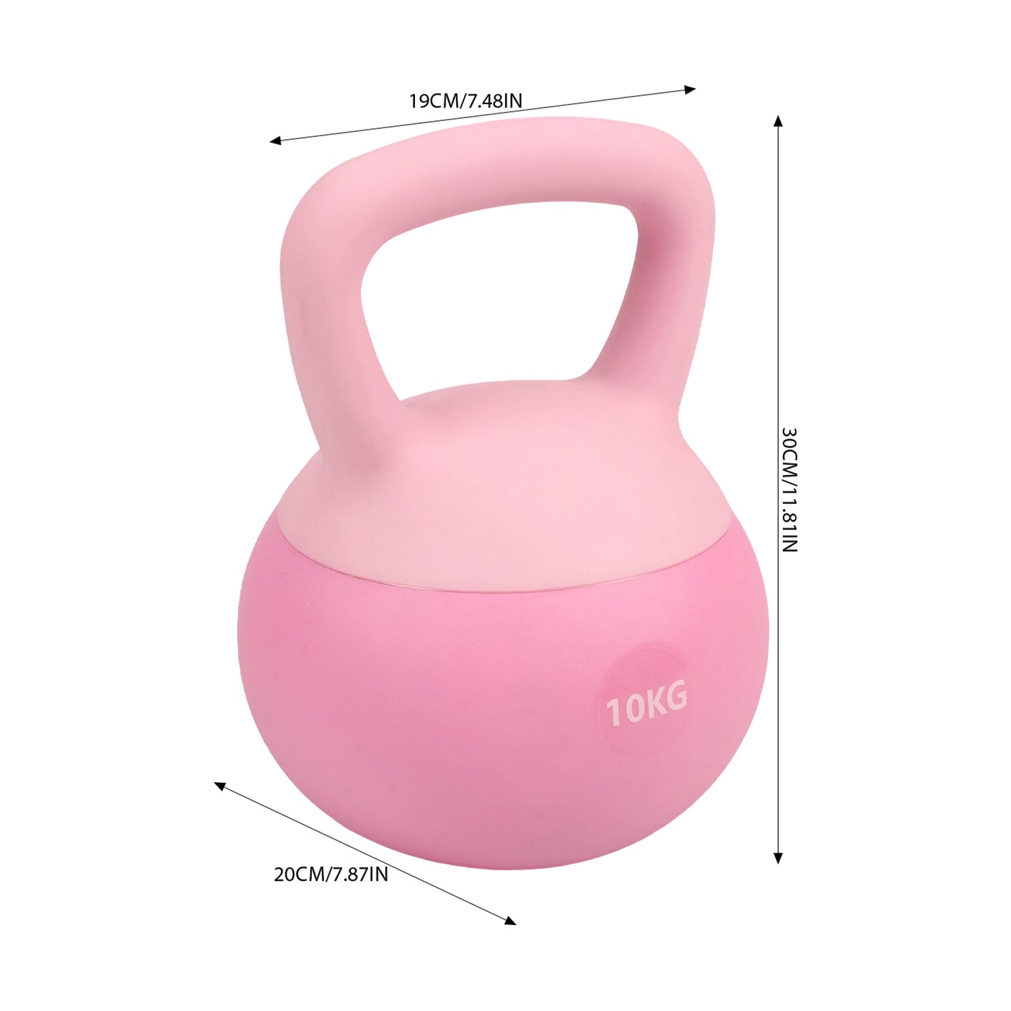 Strength Training Soft Kettlebell with Non-Slip Handle
