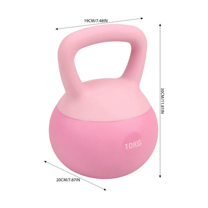 Strength Training Soft Kettlebell with Non-Slip Handle
