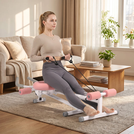 Foldable and Adjustable Ab Workout Machine with LED Display