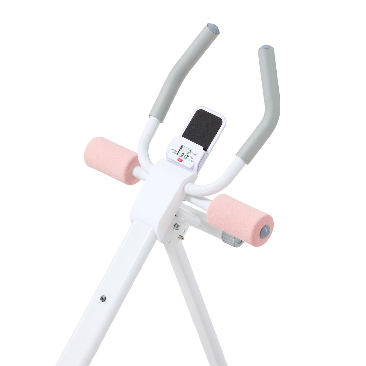 Foldable and Adjustable Ab Workout Machine with LED Display