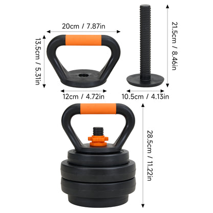 Adjustable 4-in-1/-in-1 Dumbbell/Barbell Set