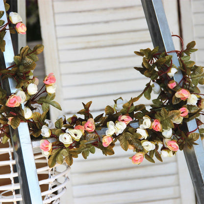 7FT Light Pink Artificial Rose Vine Hanging Flower Garland