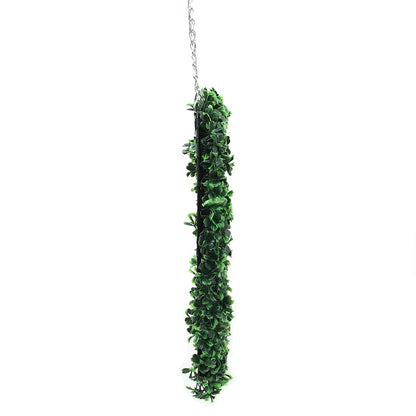 Artificial Boxwood Green Leaves Heart Wreath