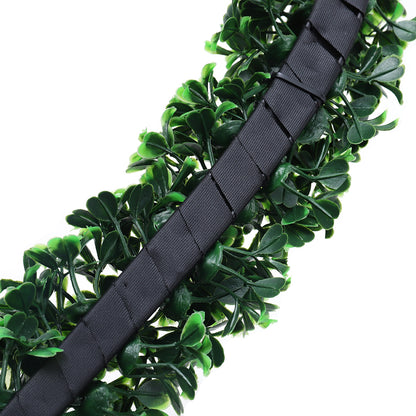 Artificial Boxwood Green Leaves Heart Wreath