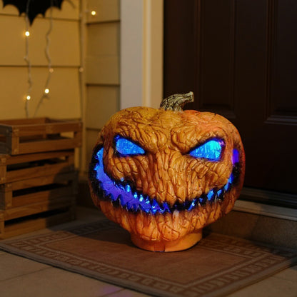 Spooky LED Light Up Pumpkin for Halloween Decoration