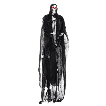 Motion Activated Hanging Skeleton Ghost for Halloween